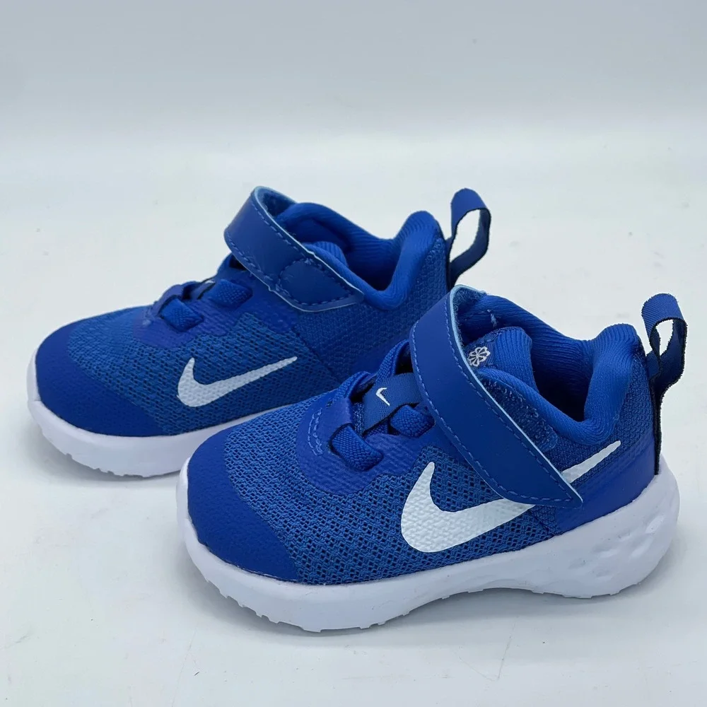 Nike Revolution 6 NN TDV Toddler Sneakers Blue White DD1094-411 Size 2C
